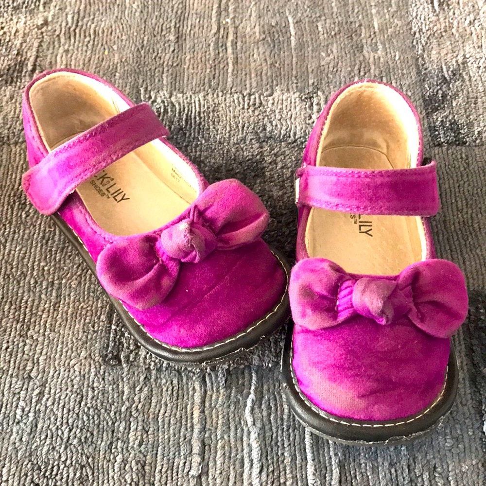 Jack & Lily My Shoes -purple Mary Janes 30-36 months